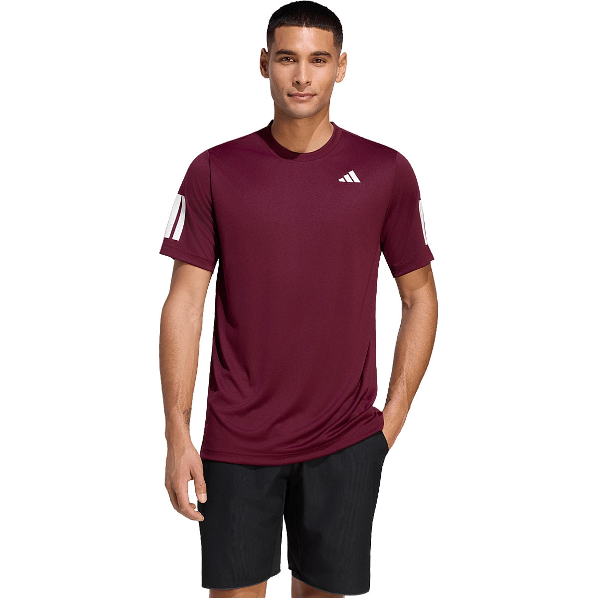 T-Shirt adidas Homme Club 3 Bandes