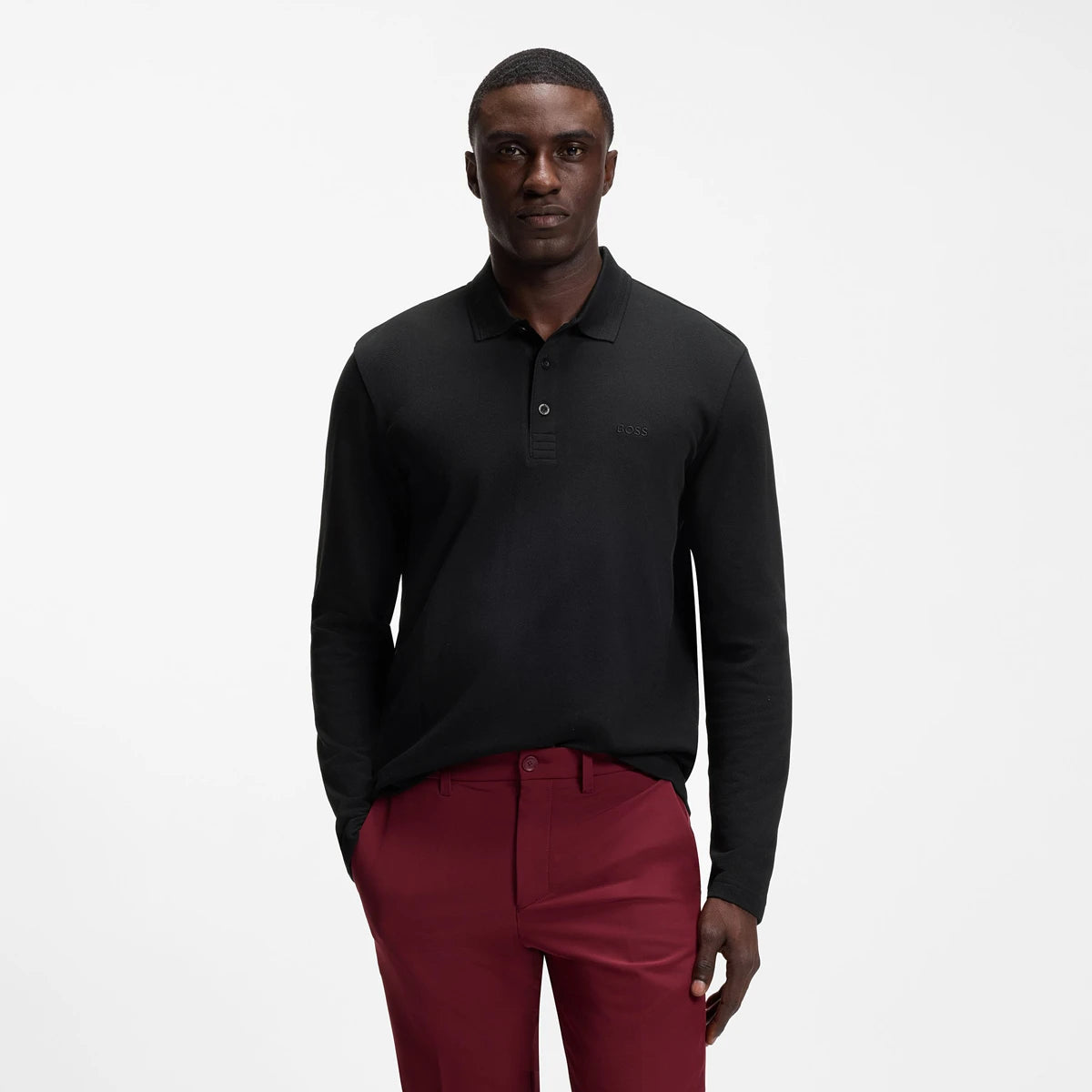 Polo Boss Manches Longues Plisy
