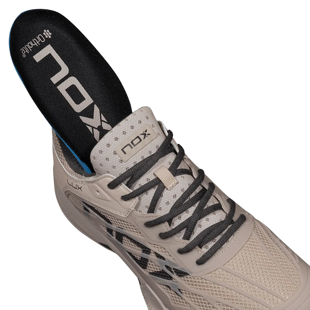 Chaussures Nox Padel At10 Lux Feather Gray/Raven