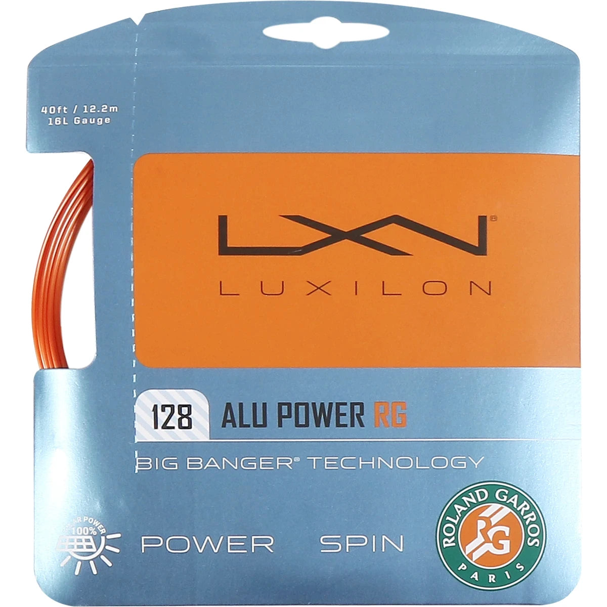 Cordage Luxilon Big Banger Alu Power Roland Garros (12 Mètres)