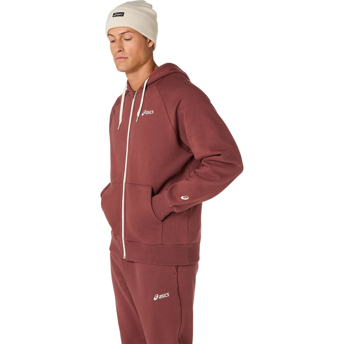 Sweat Asics A Capuche Fleece Full Zip