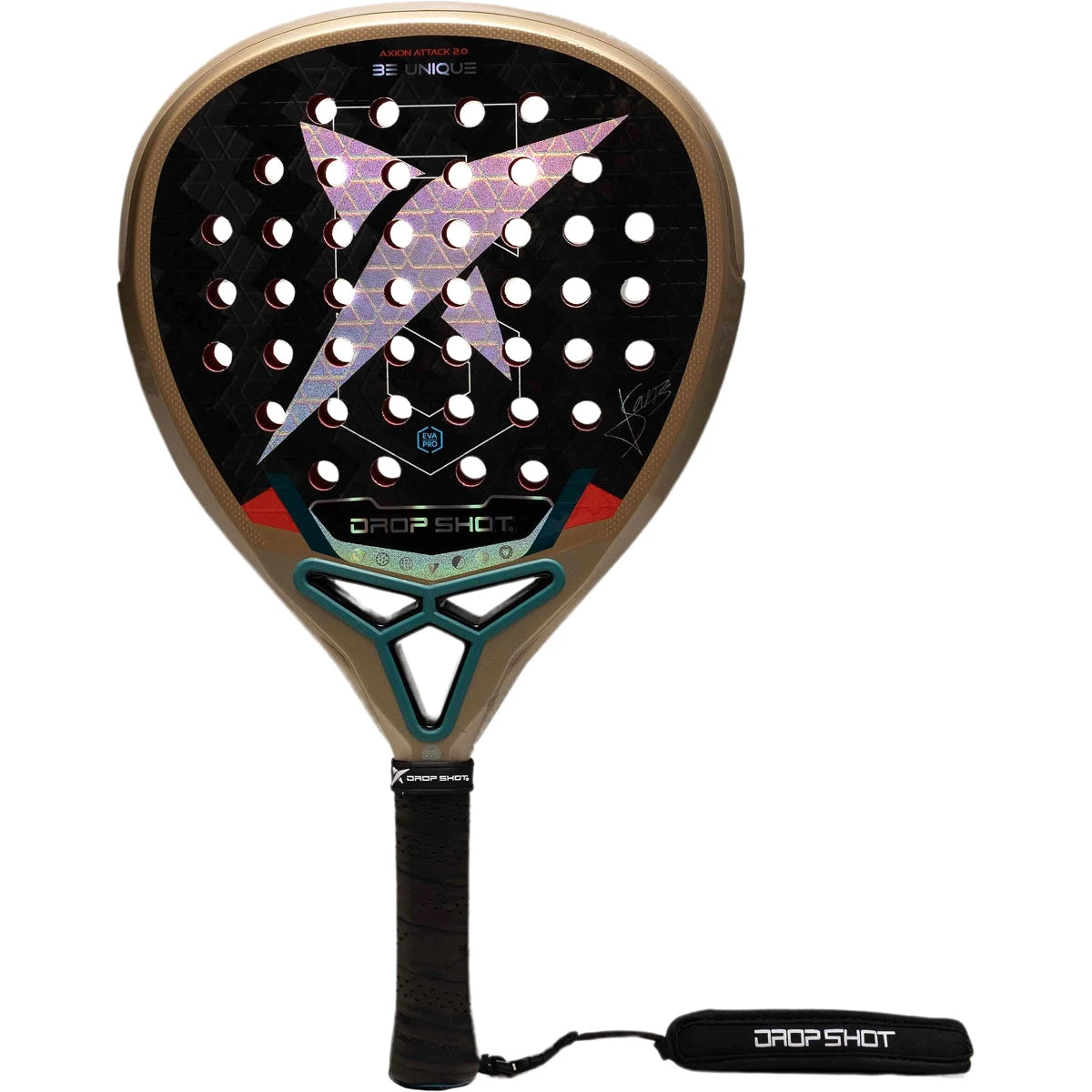 Raquette Padel Test Drop Shot Axion Attack 2.0