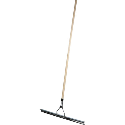 Rateau Caoutchouc Largeur 75 Cm avec Manche Bois