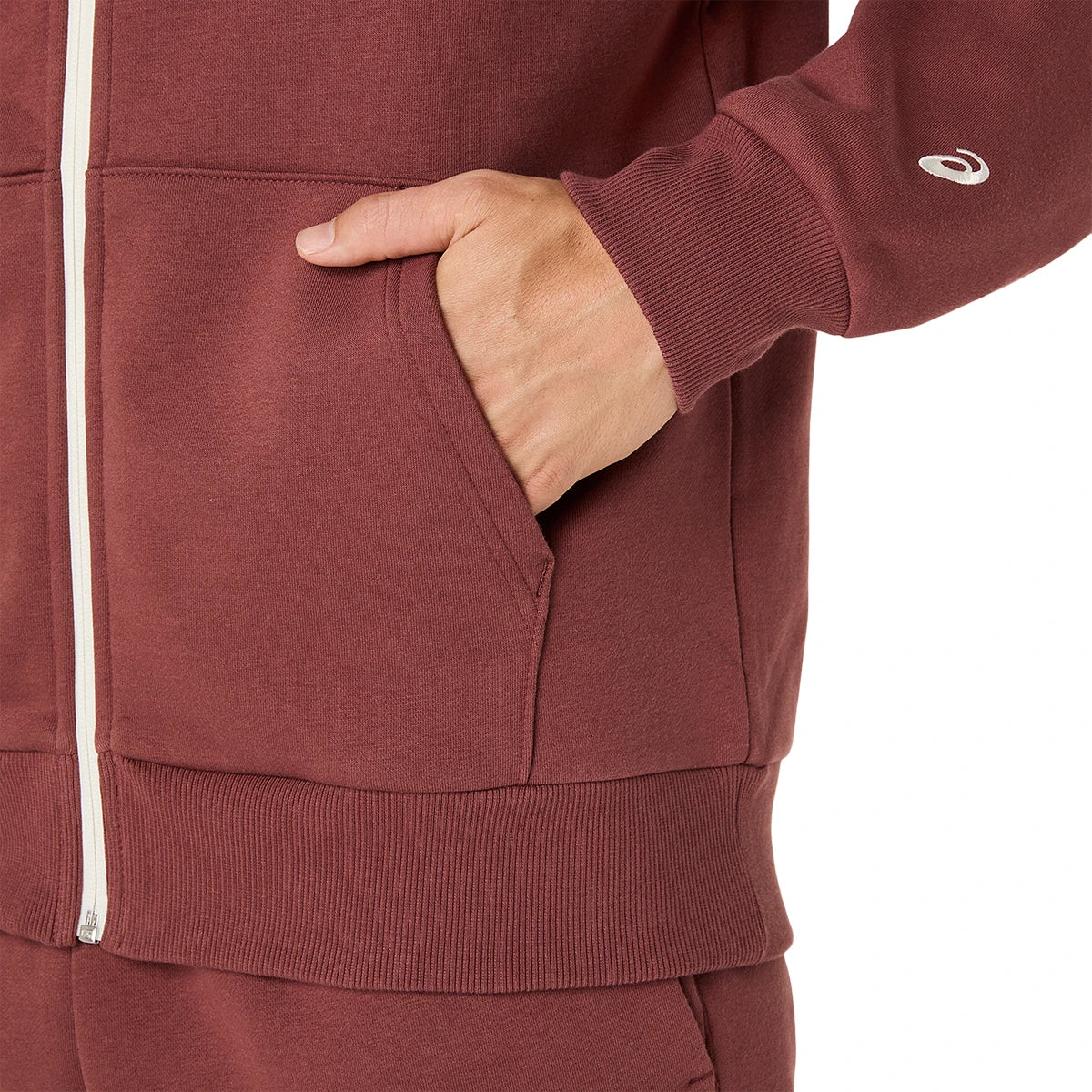 Sweat Asics A Capuche Fleece Full Zip