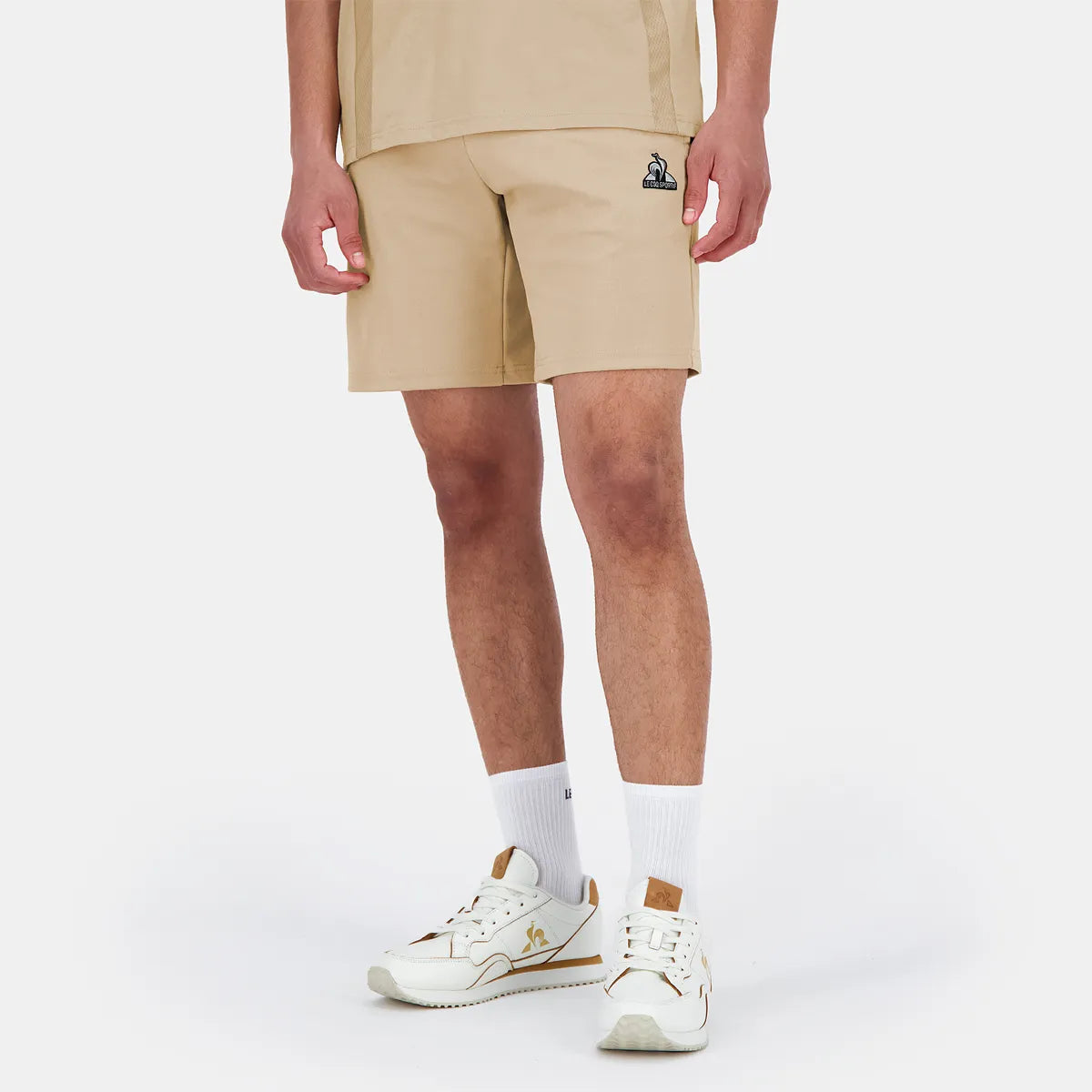 Short Le Coq Sportif Argent