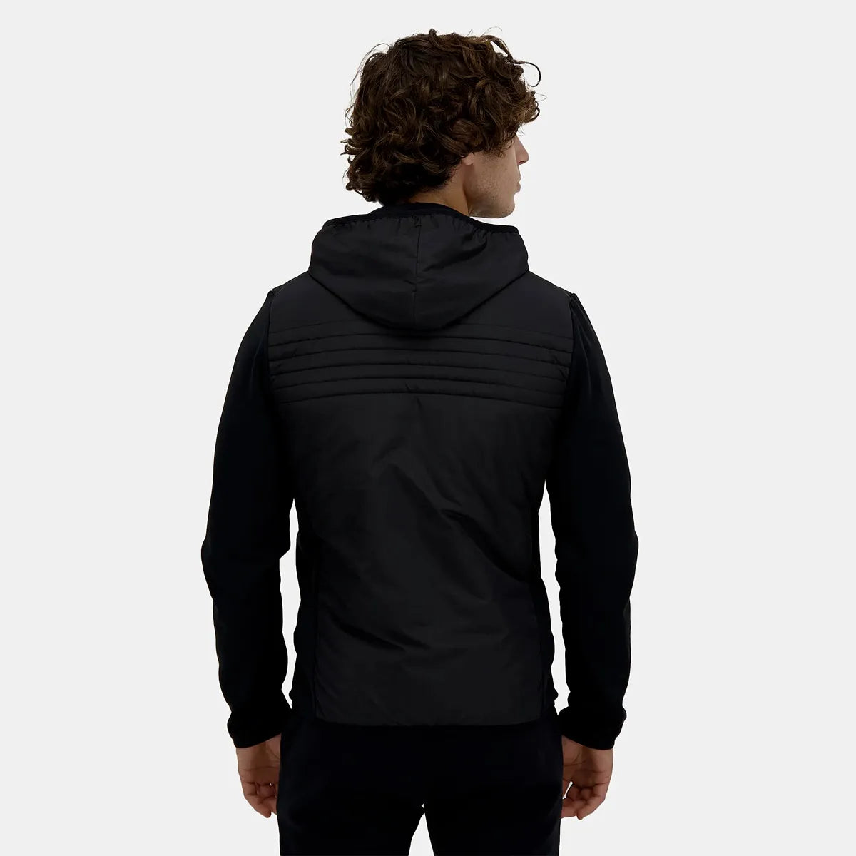 Veste Le Coq Sportif Hybride A Capuche