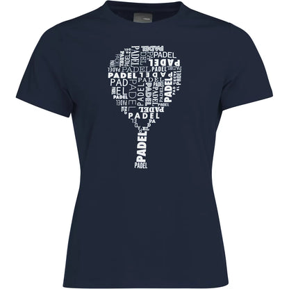 T-Shirt Head Femme Typo Padel