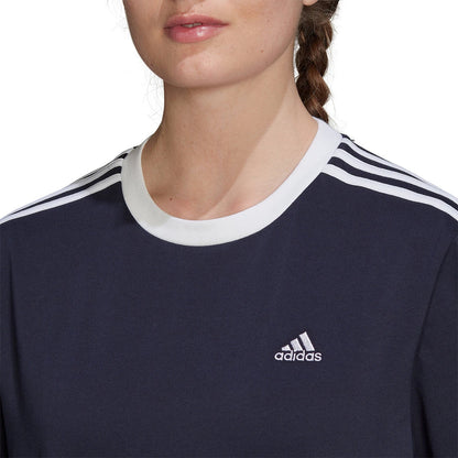 T-Shirt adidas Femme 3 Bandes Regular