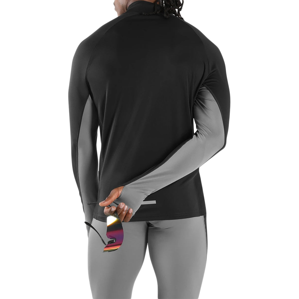 T-Shirt Manches Longues Reebook Id Long Sleeve Vector 1/4 Zip