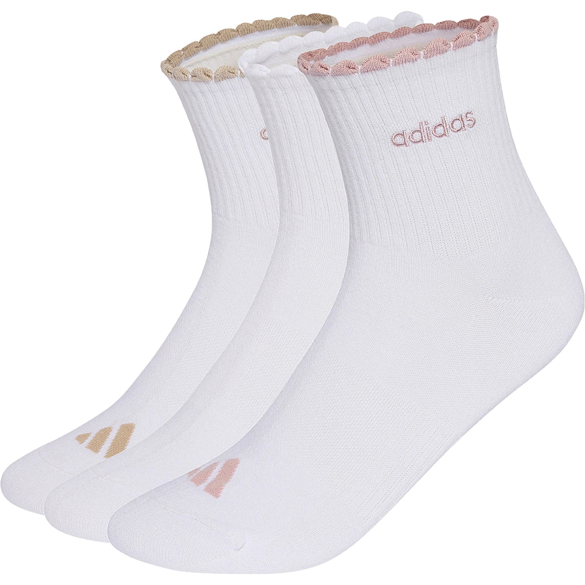 3 Paires de Chaussettes adidas Womens Ankle