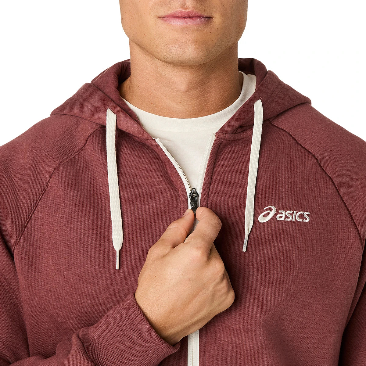 Sweat Asics A Capuche Fleece Full Zip