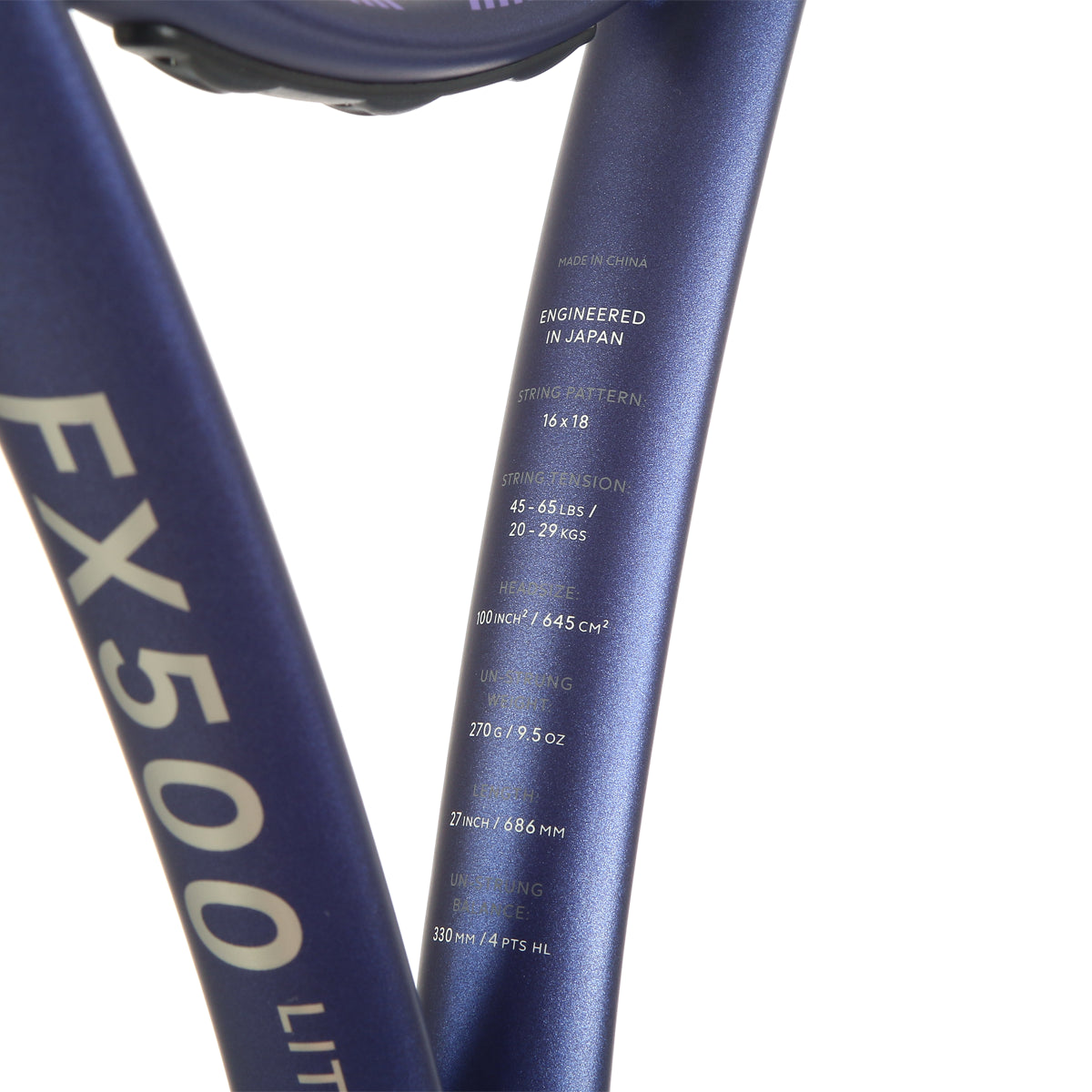 Raquette Test Dunlop FX 500 Lite (270 Gr)