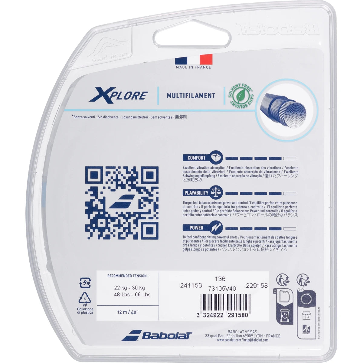 Cordage Babolat Xplore (12 Mètres)