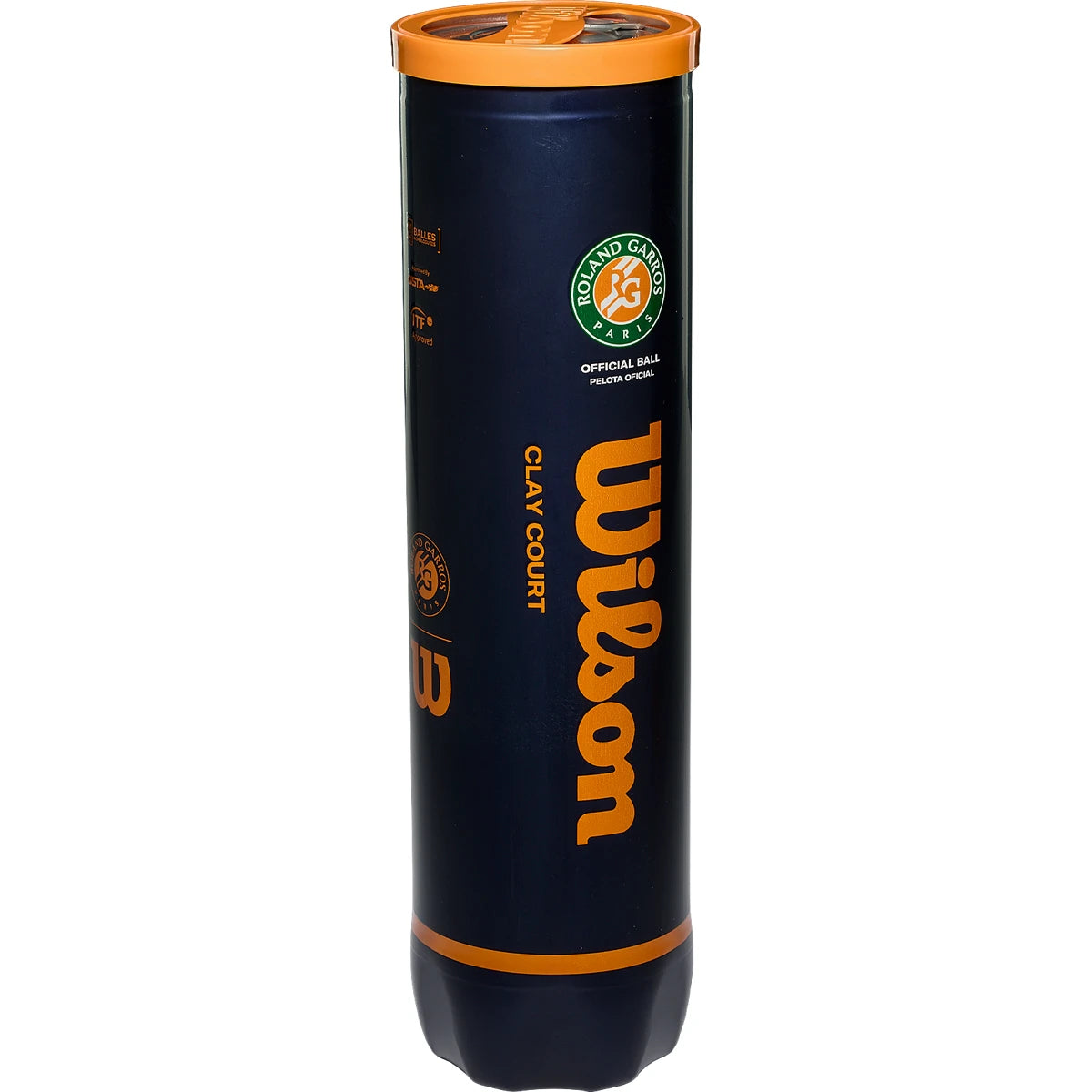 Tube de 4 Balles Wilson Roland Garros Clay Court
