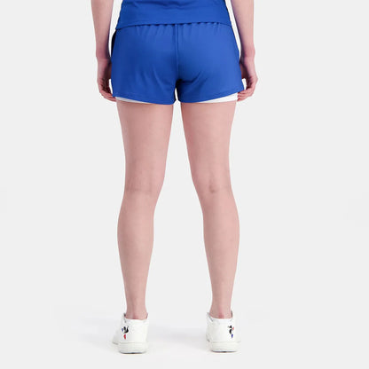 Short Le Coq Sportif Femme Tennis Pro Paris