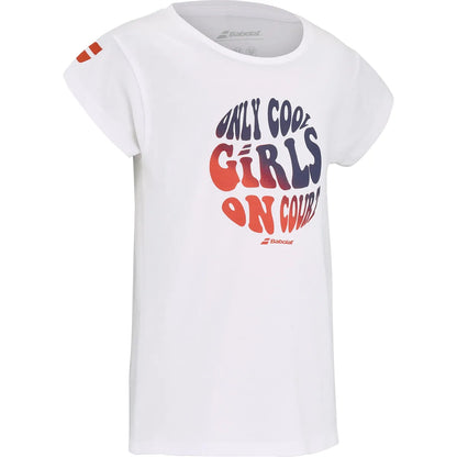T-Shirt Babolat Junior Fille Exercise Coton