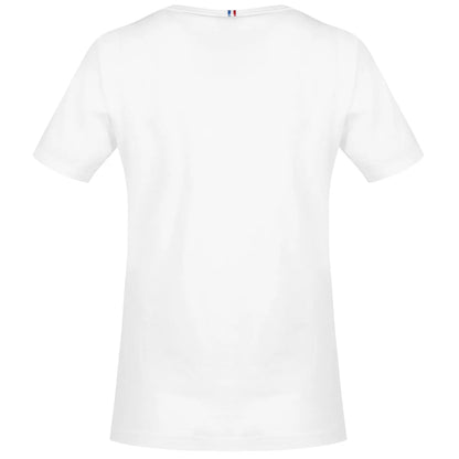 T-Shirt Le Coq Sportif Femme Col V