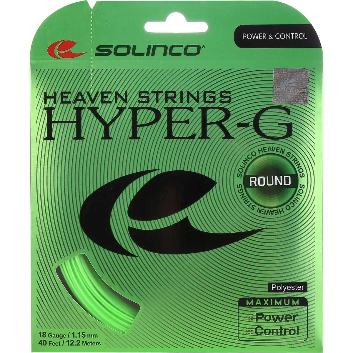 Cordage Solinco Hyper-G Round (12 Mètres)