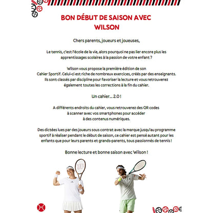 (Francais Uniquement) Le Cahier Sportif Wilson Ce1-Ce2