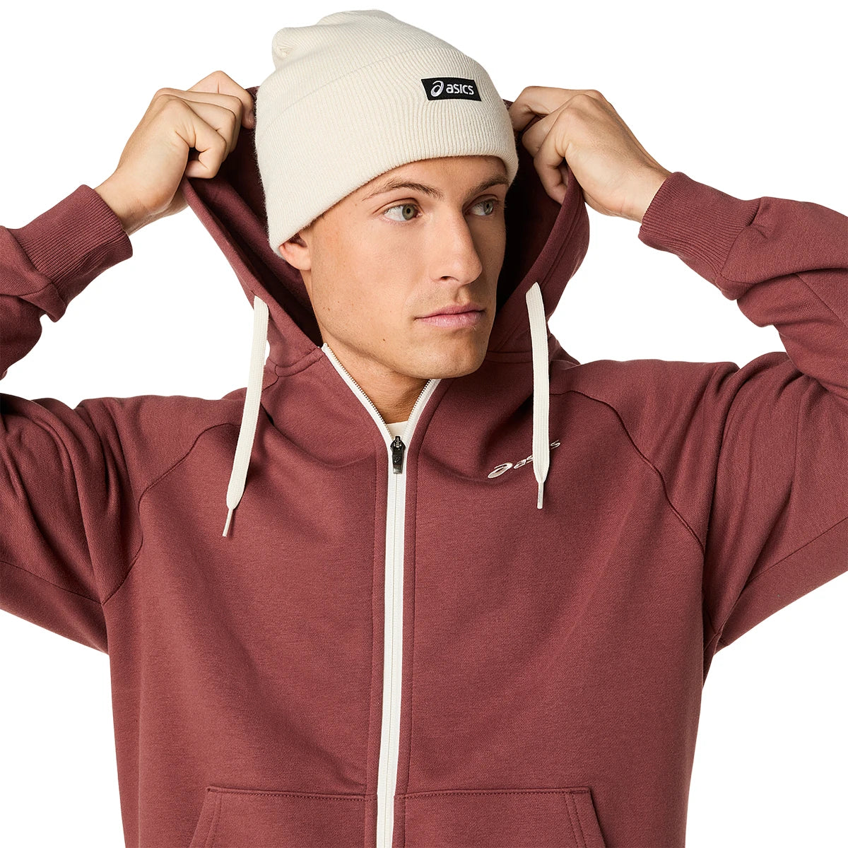 Sweat Asics A Capuche Fleece Full Zip