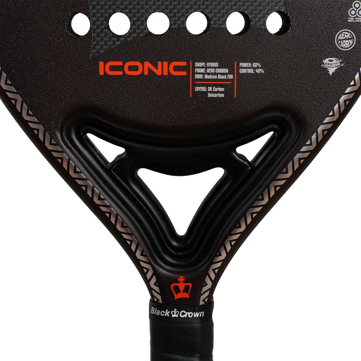 Raquette de Padel Black Crown Iconic