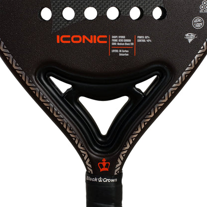 Raquette de Padel Black Crown Iconic