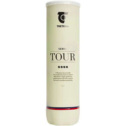 Tube de 4 Balles Tretorn Serie+