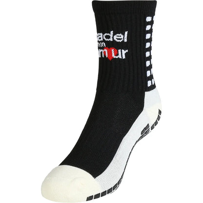2 Paires de Chaussettes Anti-Derapantes Padel Mon Amour Taille Unique (Mid)