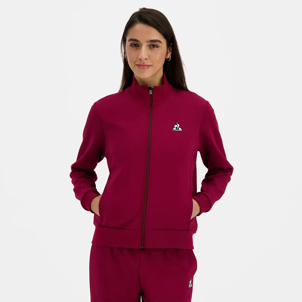 Sweat Le Coq Sportif Femme Heritage Full Zip