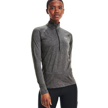 T-SHIRT UNDER ARMOR FEMME TECH 1/2 ZIP MANCHES LONGUES