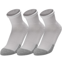 PACK DE 3 PAIRES DE CHAUSSETTES UNDER ARMOUR UNISEX HEATGEAR QUARTER