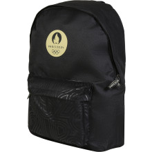 SAC A DOS NOIR ET OR PARIS 2024 (28.5x43x14cm)