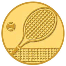 PASTILLES MEDAILLE TENNIS (ALU - 25MM)