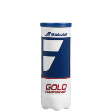 TUBE DE 3 BALLES BABOLAT GOLD CHAMPIONSHIP