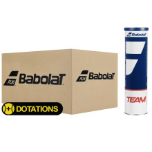 CARTON DE 18 TUBES DE 4 BALLES BABOLAT TEAM