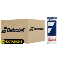 CARTON DE 30 TUBES DE 3 BALLES BABOLAT TEAM