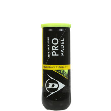 TUBE DE 3 BALLES DUNLOP PRO PADEL