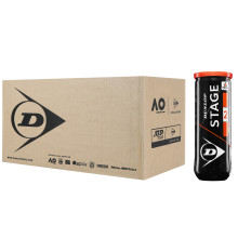 CARTON DE 24 TUBES DE 3 BALLES DUNLOP MINI TENNIS STAGE 2