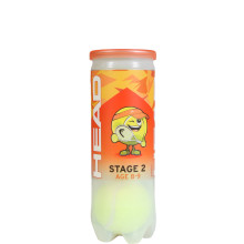 TUBE DE 3 BALLES HEAD TIP ORANGE