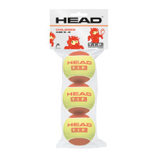 SACHET DE 3 BALLES HEAD TIP ROUGE