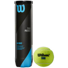 TUBE DE 4 BALLES WILSON TOUR PREMIER