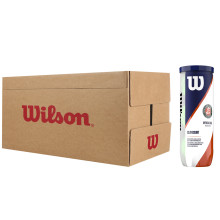 CARTON DE 24 TUBES DE 3 BALLES WILSON ROLAND GARROS OFFICIAL CLAY