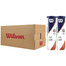 CARTON DE 9 BIPACKS DE 4 BALLES WILSON ROLAND GARROS OFFICIAL CLAY