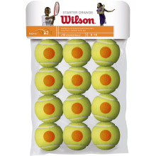 SACHET DE 12 BALLES WILSON STARTER ORANGE