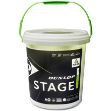 BARIL 60 BALLES DUNLOP STAGE 1 VERTES