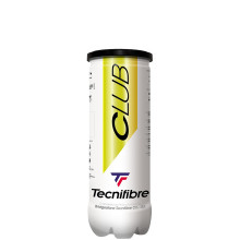 TUBE DE 3 BALLES DE TENNIS TECNIFIBRE CLUB