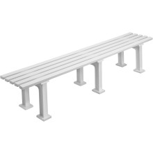 BANC DE TENNIS BLANC 2m