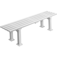 BANC DE TENNIS BLANC 1.5m