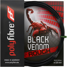 CORDAGE POLYFIBRE BLACK VENOM ROUGH (12,2 METRES)