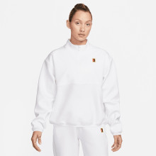 SWEAT NIKE FEMME COURT DRI FIT HERITAGE 1/2 ZIP